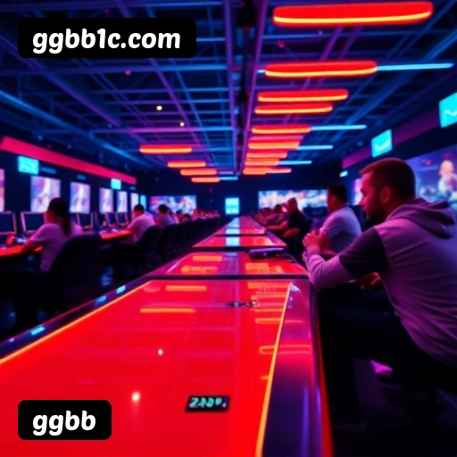 Plataforma ggbb mostrando interface moderna, jogos certificados e recursos de segurança licenciados